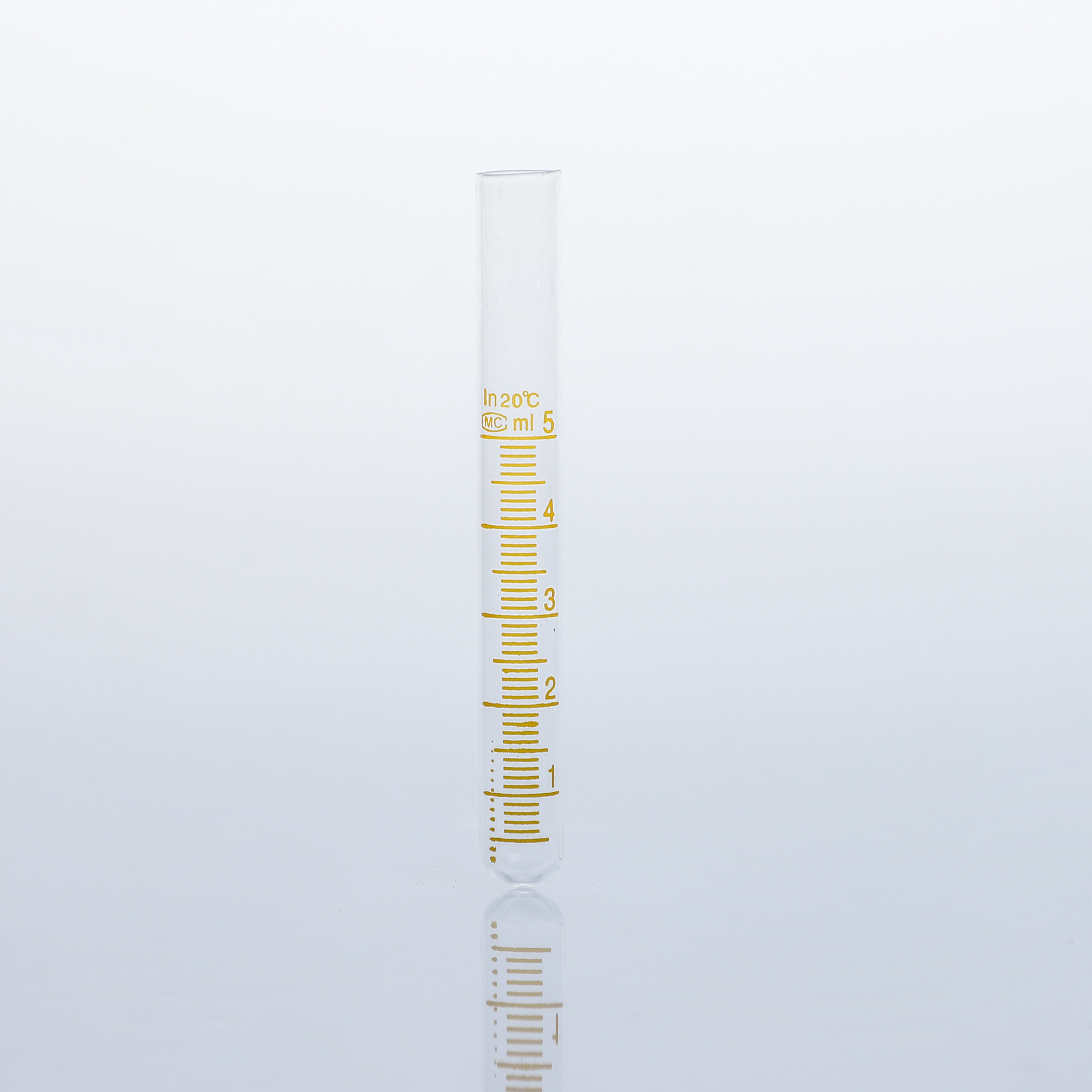 试管刻度玻璃10ml25ml化学实验器材化学管带翻口圆其它