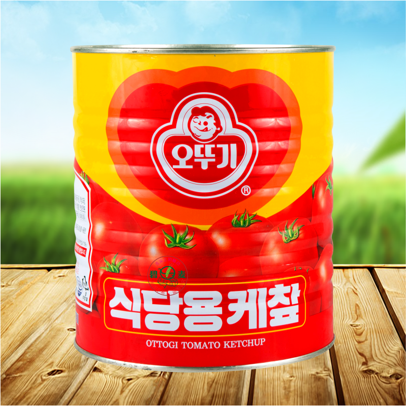 韩国番茄酱1桶全国包邮进口不倒翁33kg料理专用番茄酱