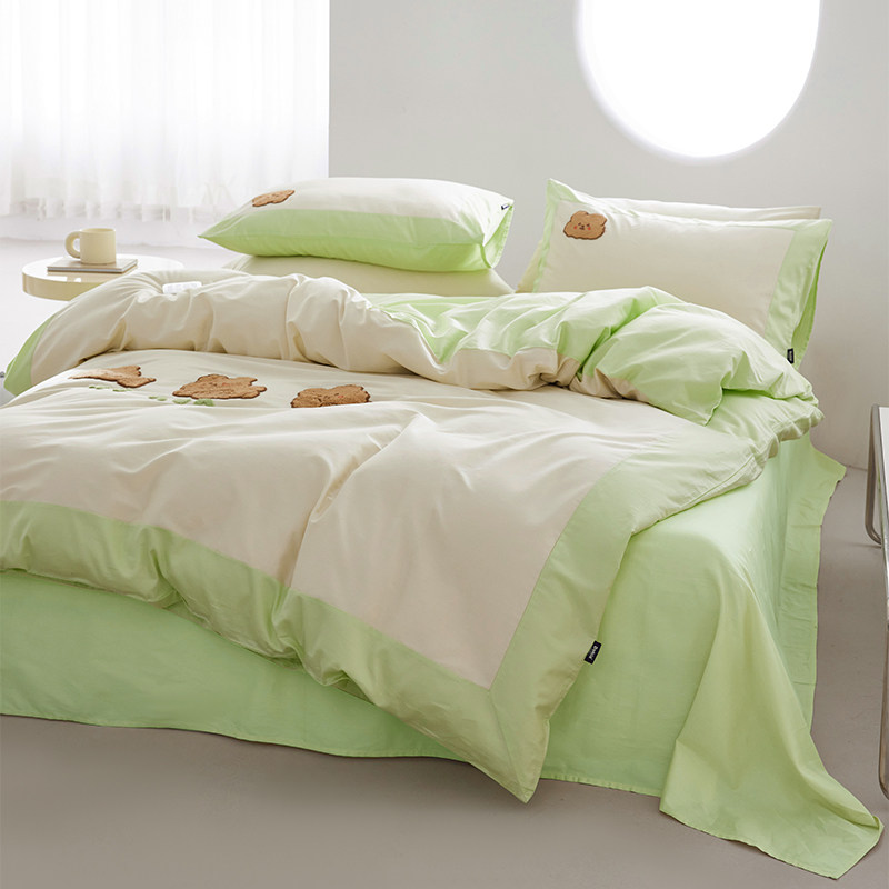 多喜爱全棉四件套100纯棉卡通床单被罩被套