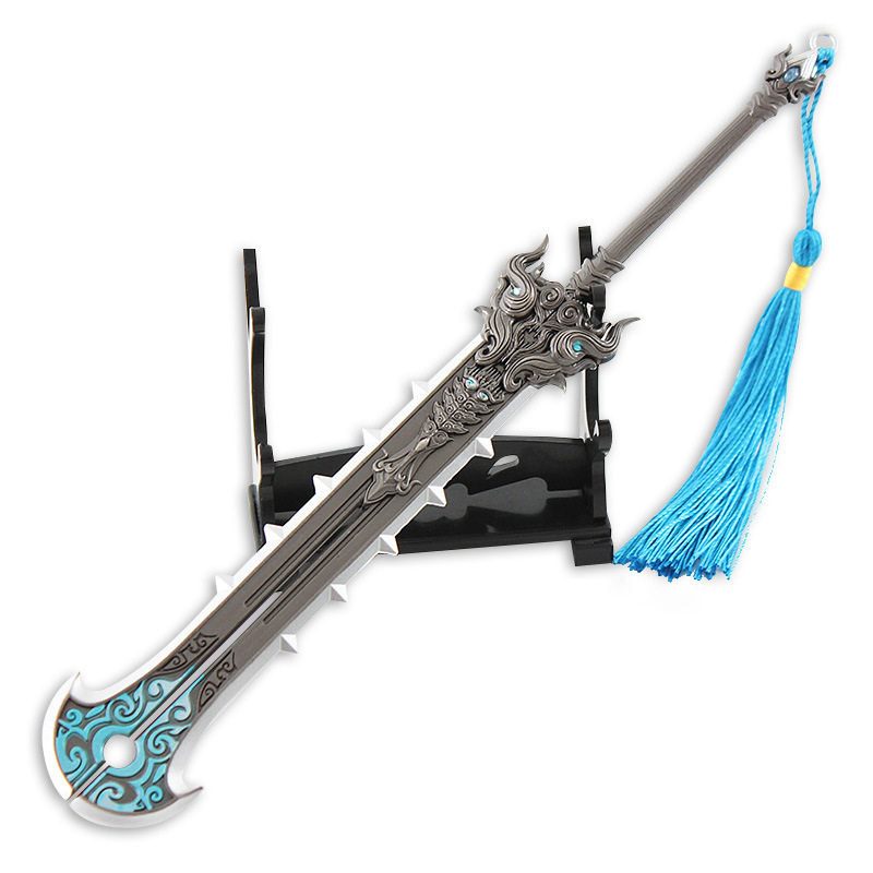 阔刀永劫无间周边听涛金色狼主合金模型玩具游戏实物周边