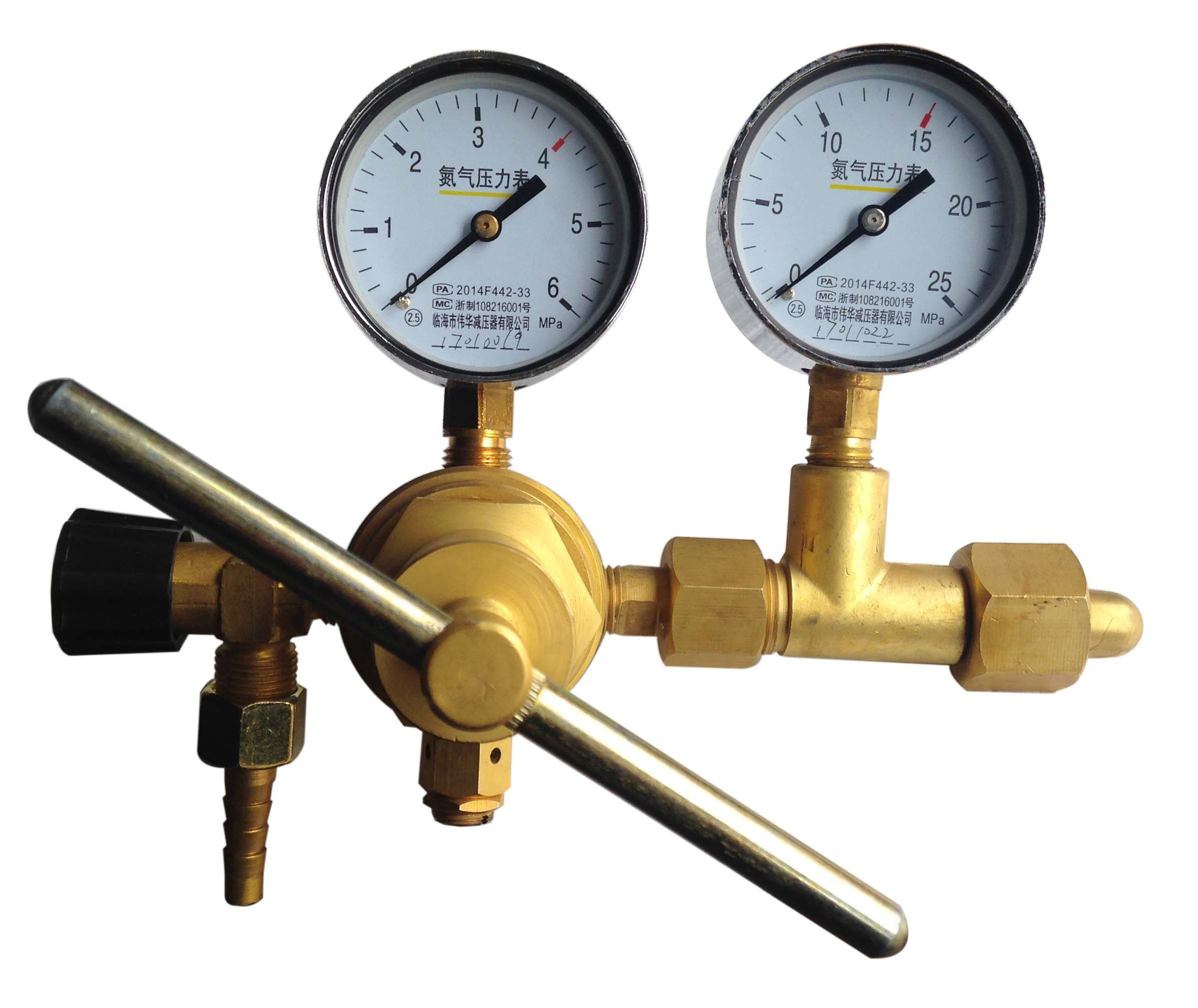 氮气减压器yqd370全铜高压高压氧氧气氢气氦气减压阀压力表