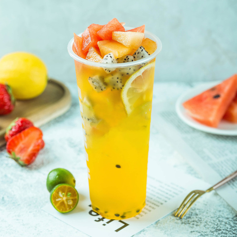 百香果鲜活果汁te果酱2.5kg双响炮饮料果味