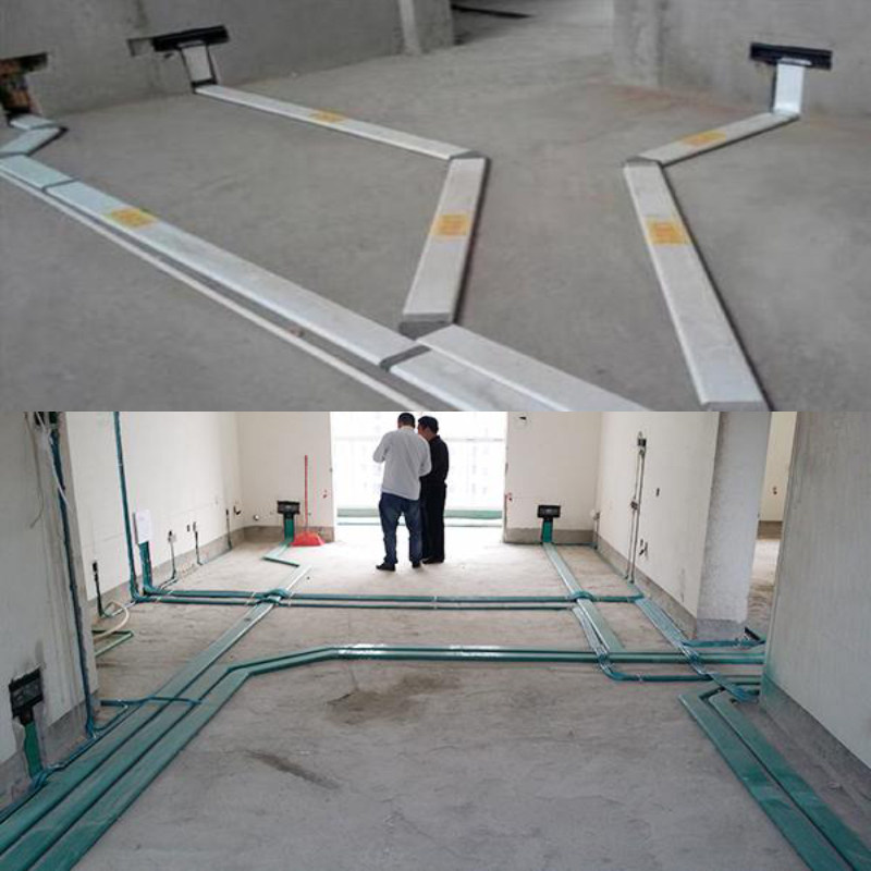 管道新风系统地送风扁abs配件pvc地面扁平室内新风系统