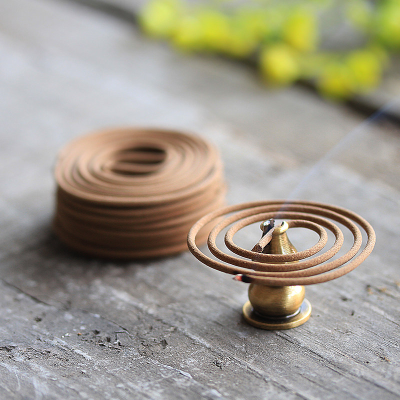 青沉江南古法手工合香桂花盘香木樨香小盘香禅香供佛香卫生香香料