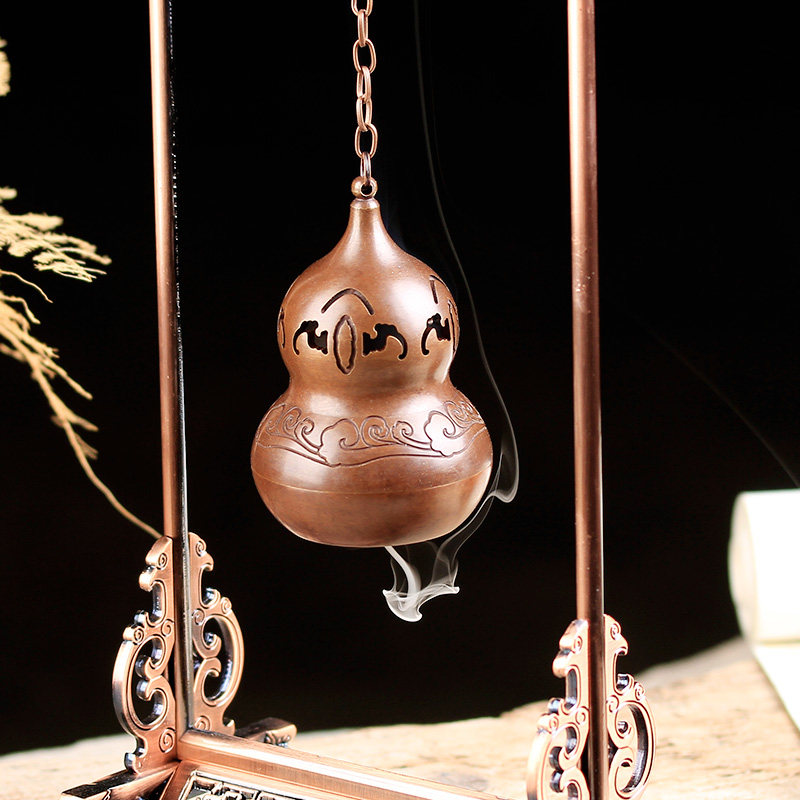香炉仿古葫芦悬挂倒流熏香创意摆件盘香沉香香薰炉