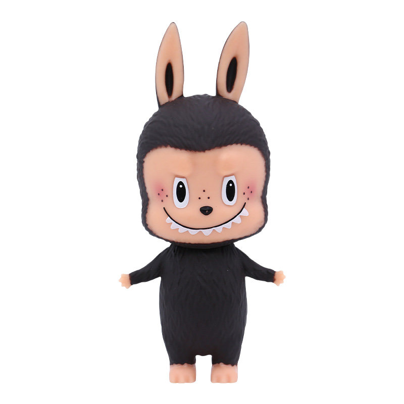 泡泡玛特龙家拉布labubu迷你系列第二代盲盒彩豆雀斑潮玩盲盒