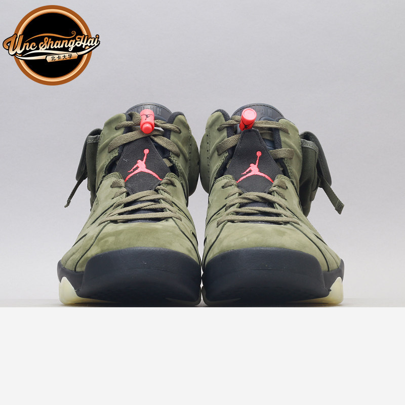 北卡大学airjordantravisscottaj6ts军绿鬼脸cn1084200篮球鞋