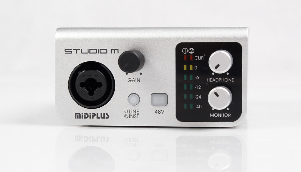 midiplusstudiom外置电脑声卡主播娱乐直播midiplus包调试声卡