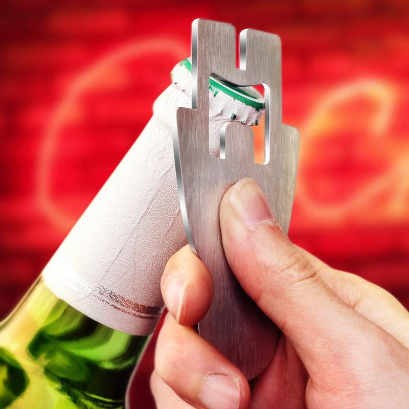 开瓶器易拉环拉环不锈钢啤酒开盖起子便携安全启瓶开瓶器