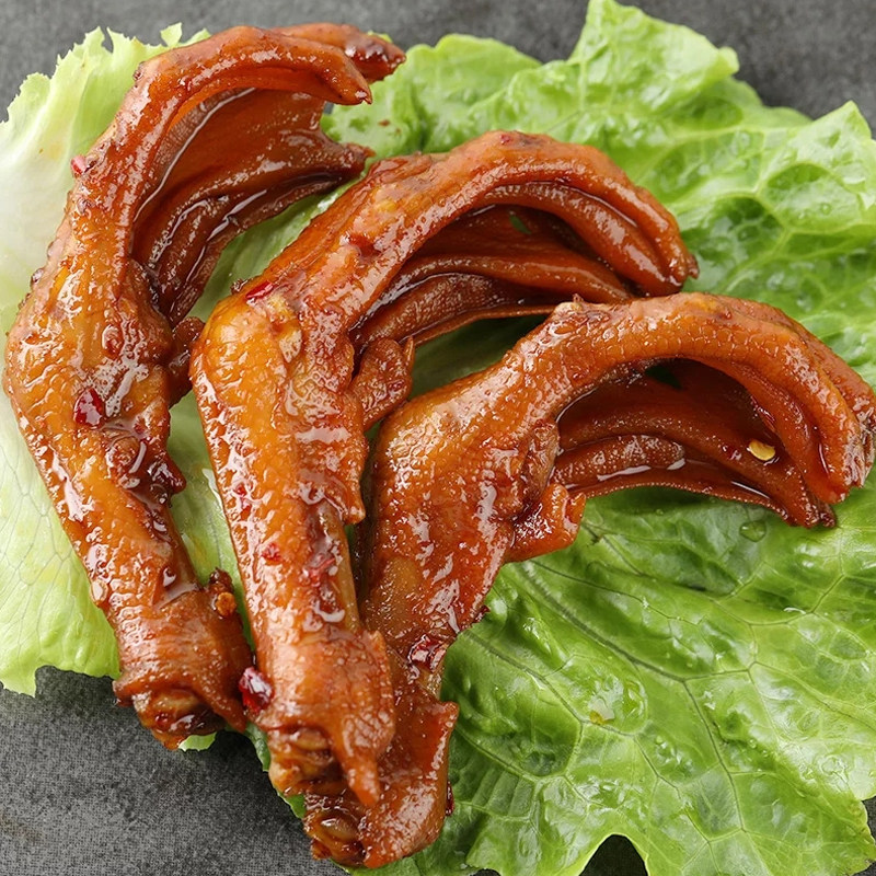 湖南特产卤品王子卤制鸭掌鸭爪卤味熟食下酒鸭肉零食