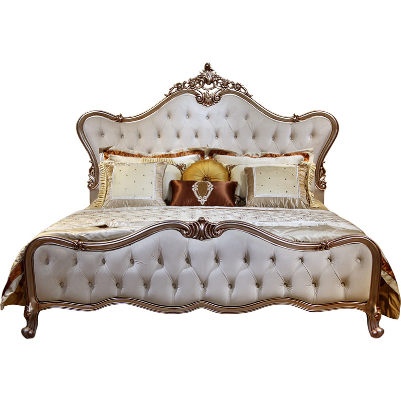 【布艺床】法式宫廷床 欧式新古典贵族奢华公主主卧双人大床1