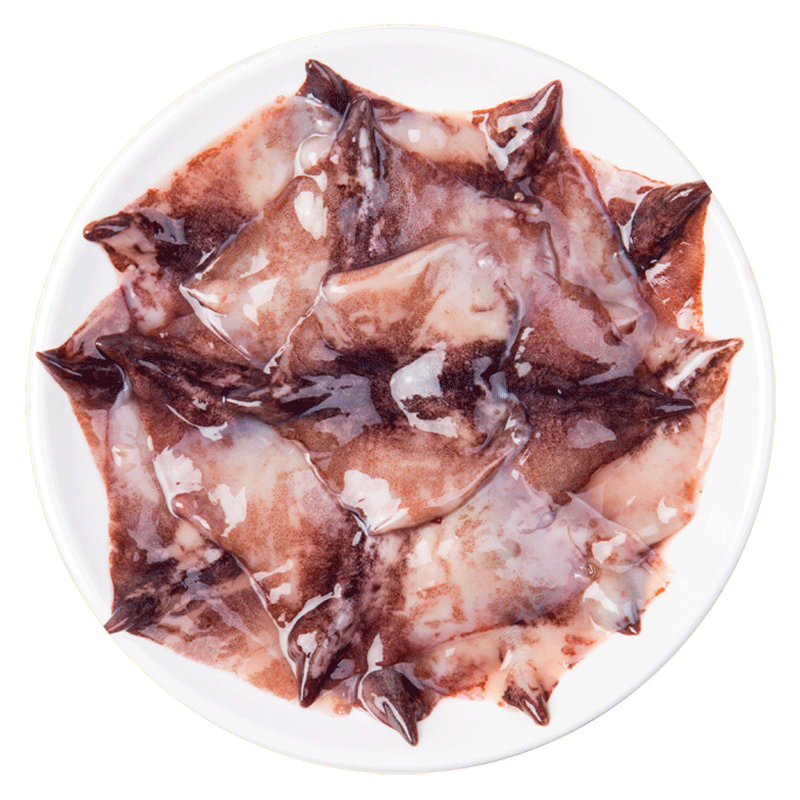 新鲜鱿鱼尾海鲜水产鲜活速冻鱿鱼新鲜冷冻尤鱼铁板烧烤火锅犹鱼