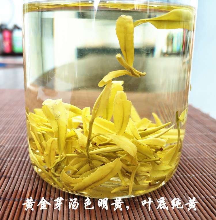 雪窦山品牌黄金芽茶叶浙江宁波奉化特产茶黄金芽绿茶2022明前新茶-mc