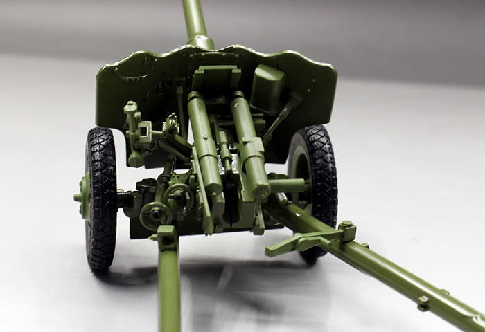 国产中国战防炮模型火炮85mm加农炮军事模型兵人坦克