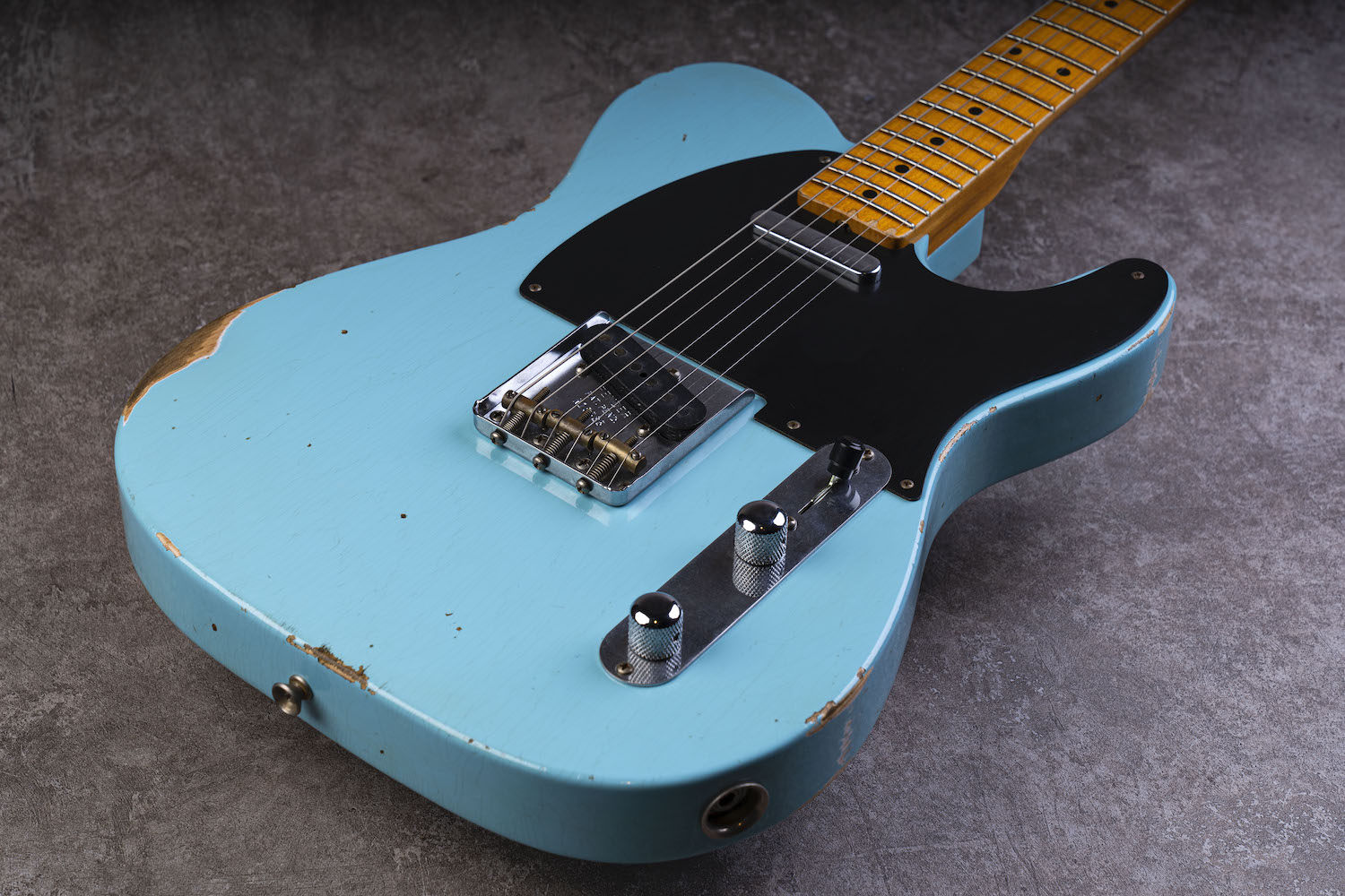 fendercustomshop52teledophneblue多利乐器现货吉他电吉他