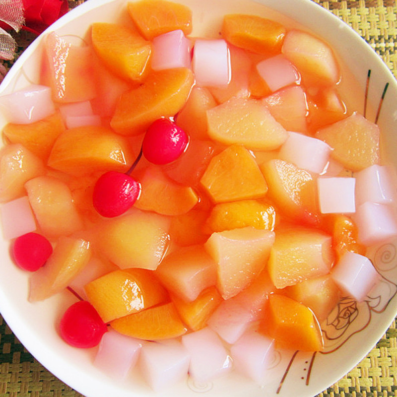 2罐包邮sw热带杂果罐头菠萝木瓜椰果菲律宾水果罐头