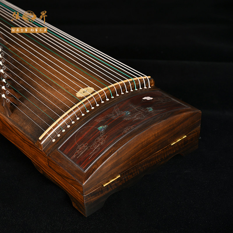 古筝弦升s163嫦娥奔月银丝贝雕古筝
