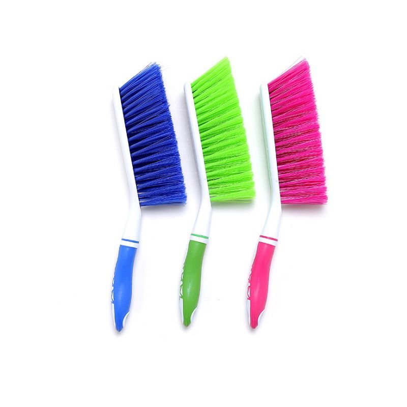 加厚防滑橡胶把手扫床颜色随机清洁床上扫把床刷