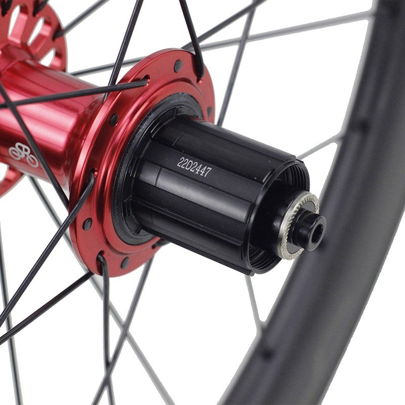 silverock碳纤维20寸小轮久裕轮组折叠车轮轮子8-11自行车轮组