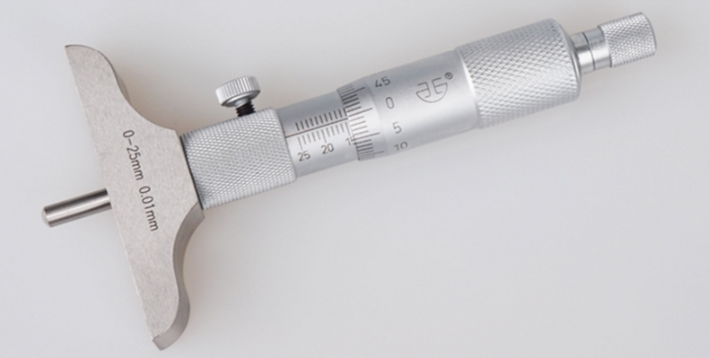 青海青量量深度千分尺025mm050mm0100mm孔深测量螺旋测微器千分尺