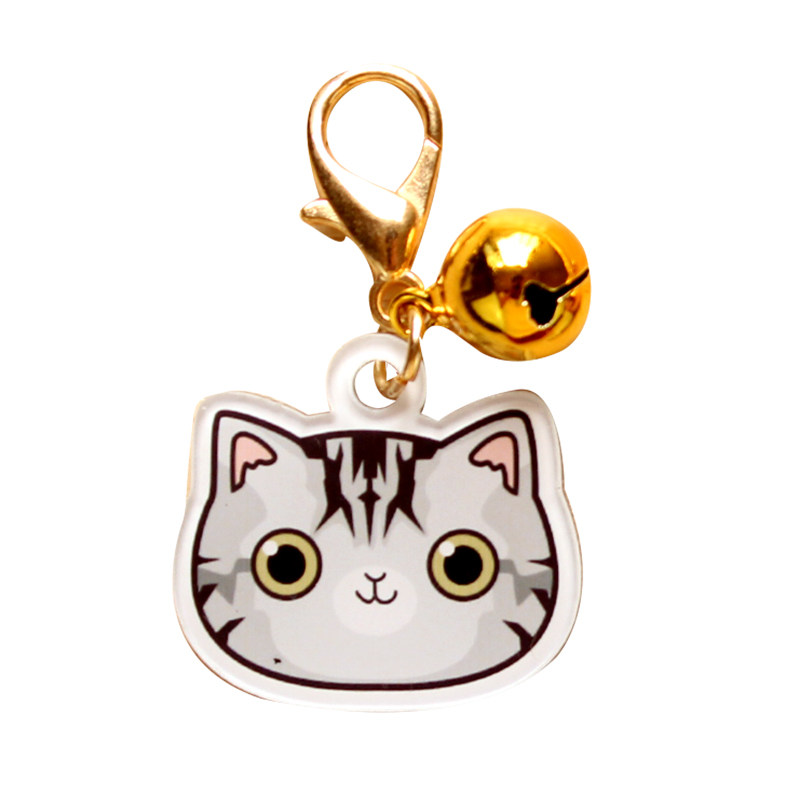 优惠券后26.8元,陈皮 猫咪名牌定制身份牌防丢牌刻字宠物铃铛猫牌挂牌