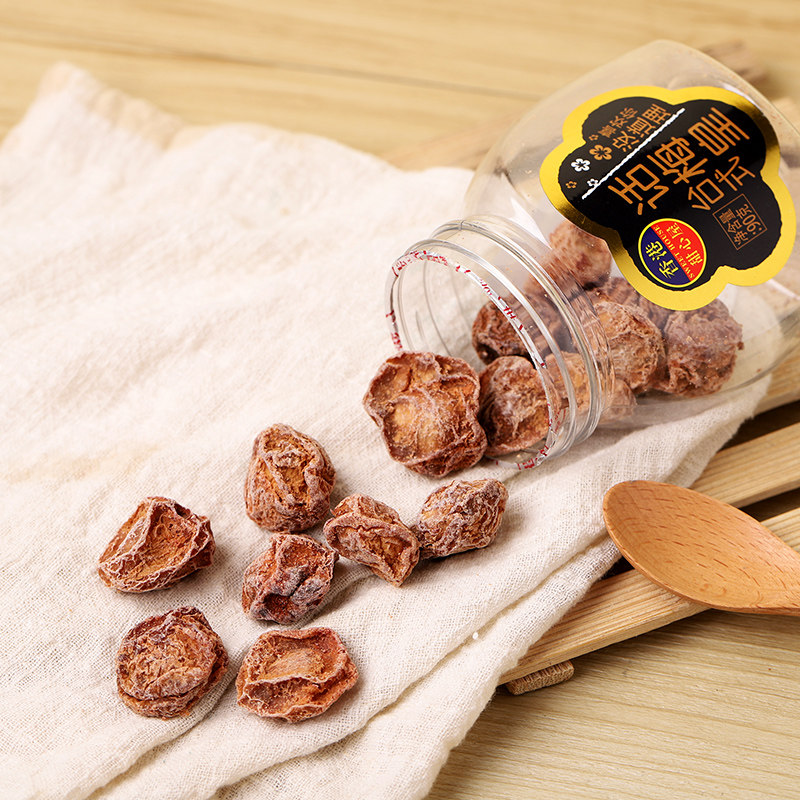 香港甜心屋 台式话梅皇90g瓶装凉果酸甜梅子果肉干蜜饯办公小零食