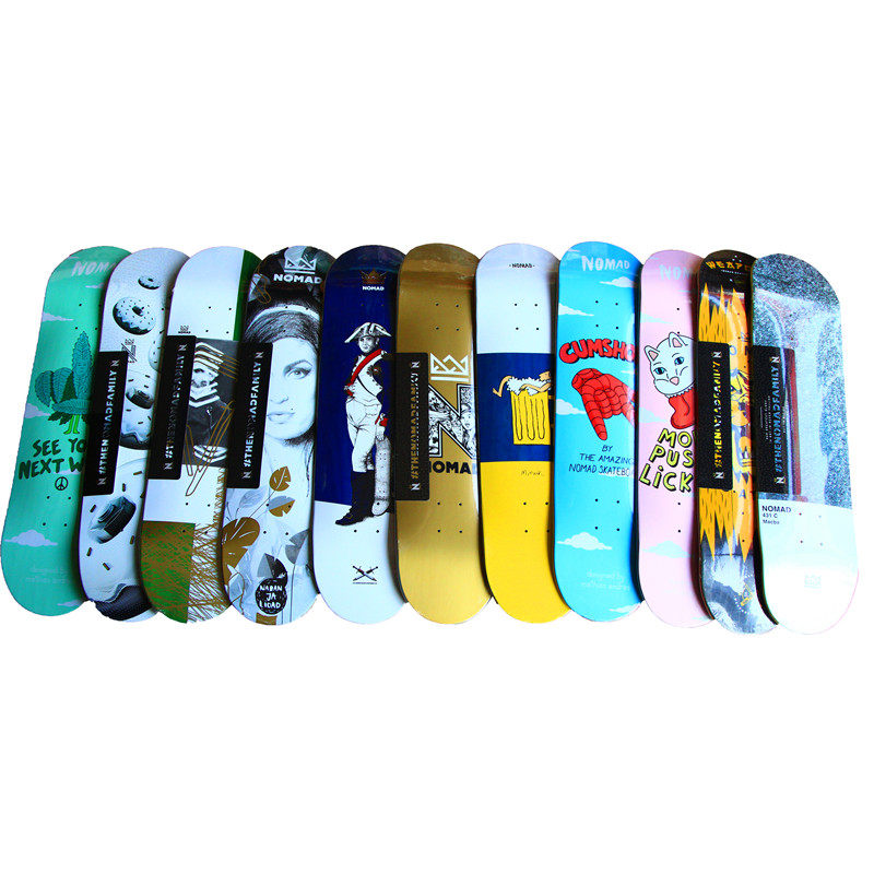 板面正品80英寸进口nomadnomad四轮双翘滑板送砂滑板