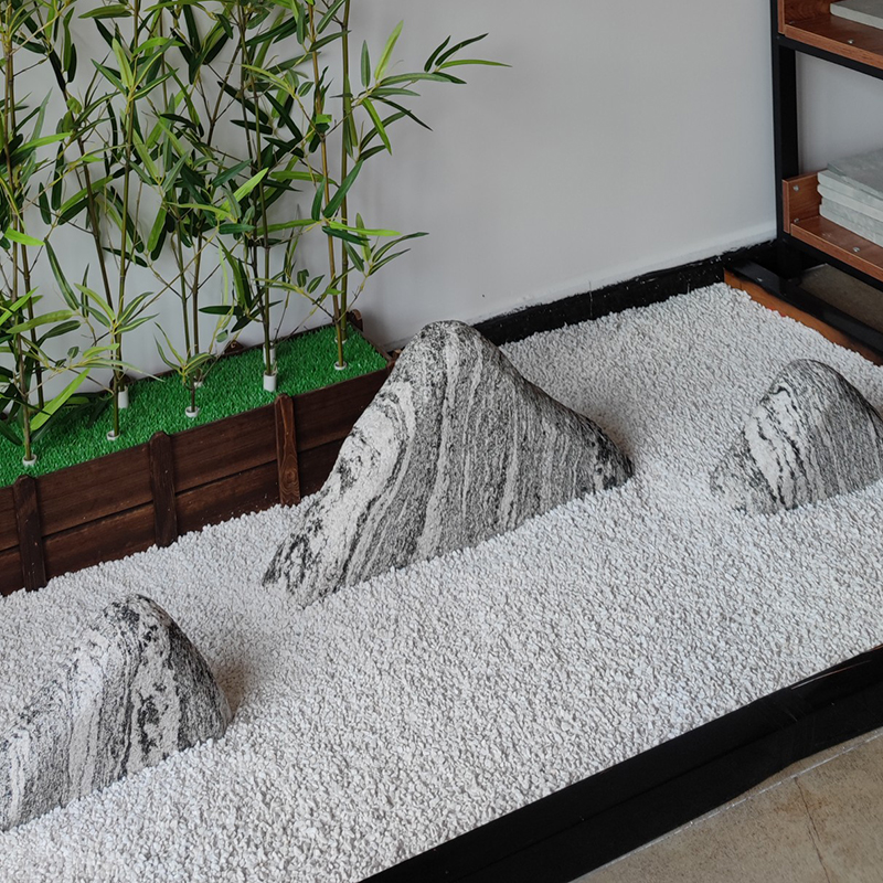 石子白石子铺路白色花园装饰阳台铺地鹅卵石庭院其它园艺用品