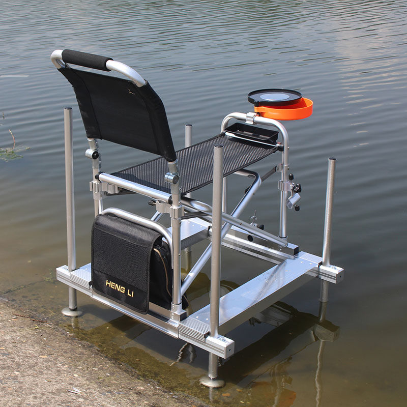 恒立防晃动水陆两用钓鱼椅 多功能折叠钓椅钓台 钓鱼用品新品包邮