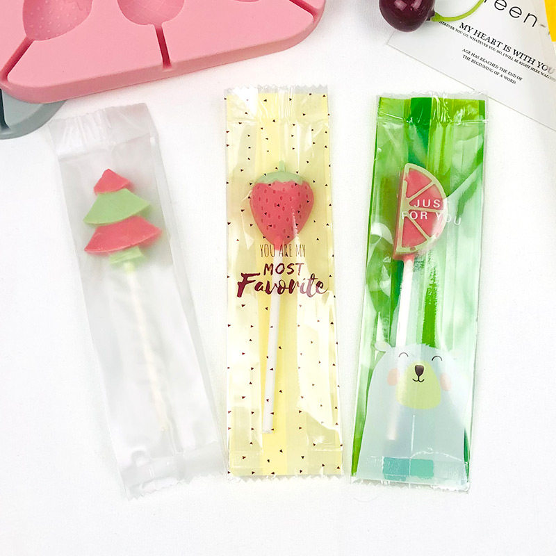 棒棒糖烘焙棒棒糖纸糖果包装木浆彩色白色纸棒点心包装盒