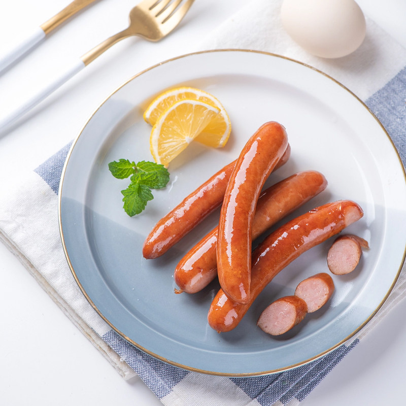 大成德式香肠30g50g32cm肉肠黑胡椒煎炸烧烤其他烘焙半成品