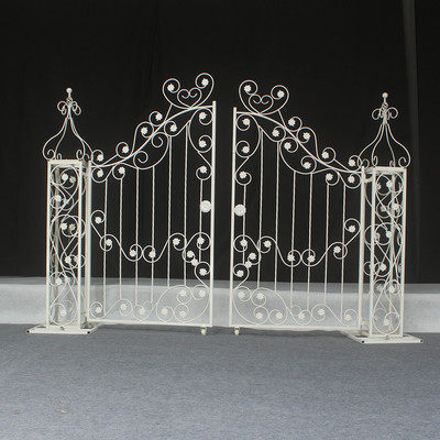 新款婚庆花门幸福门铁艺拱门架子欧式背景门架子铁艺婚庆道具拱门