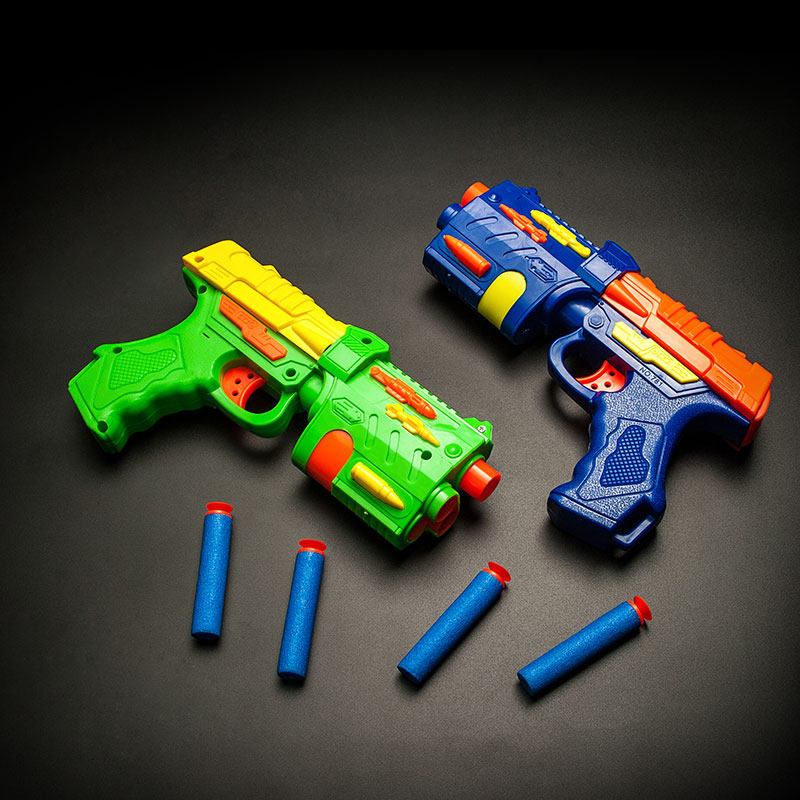 软弹枪儿童玩具枪 安全手枪可发射软塑料子弹对战男孩儿童玩具枪