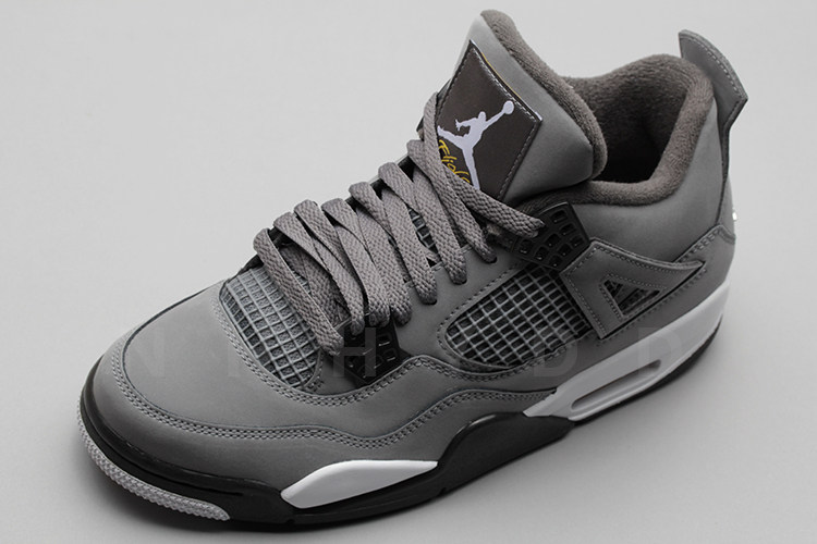 哄哄airjordancoolgreyaj4老鼠酷灰麂皮308497007篮球鞋