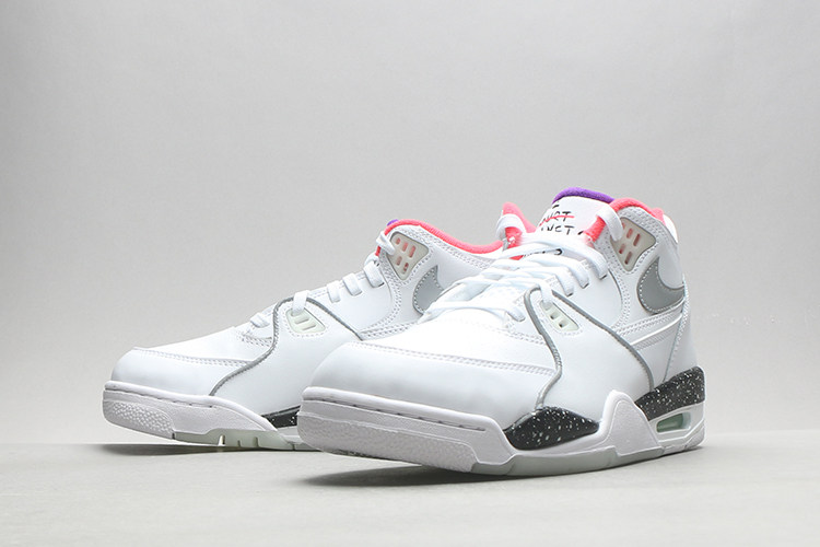 球鞋夜光镭射白镭射哄哄兄弟aj4flight篮球鞋