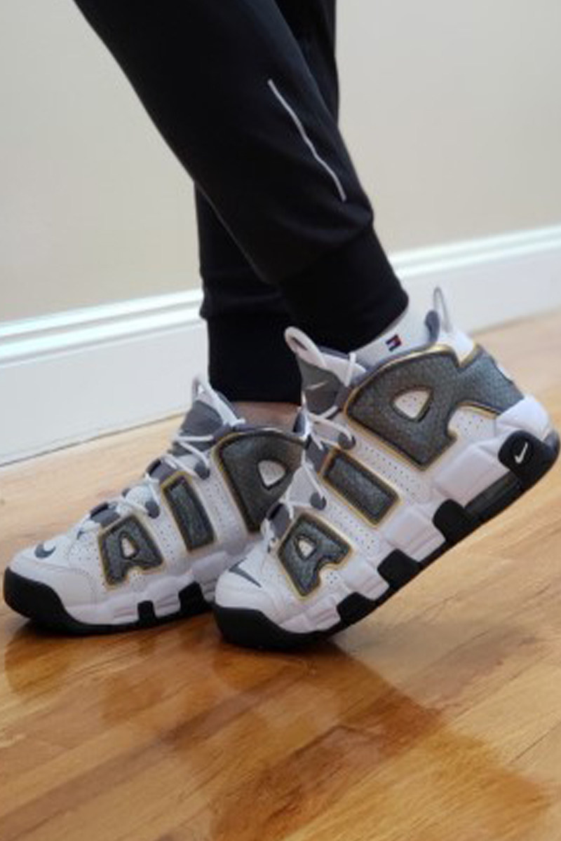 air哄哄nikemoreuptempo蛇纹皮蓬篮球球鞋cq4583100篮球鞋