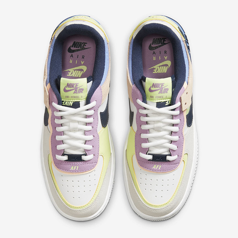 哄哄nikeairforceshadowaf1黄粉板cu8591001100板鞋