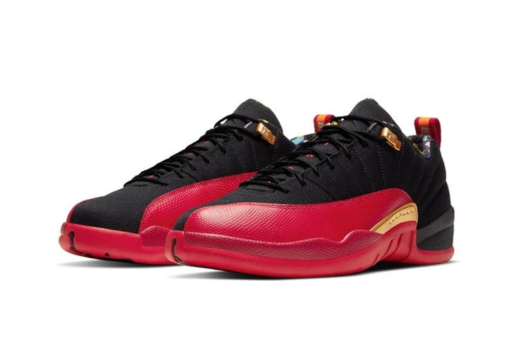 哄哄airjordanaj12suprebowl黑红红金超级dc1059001篮球鞋
