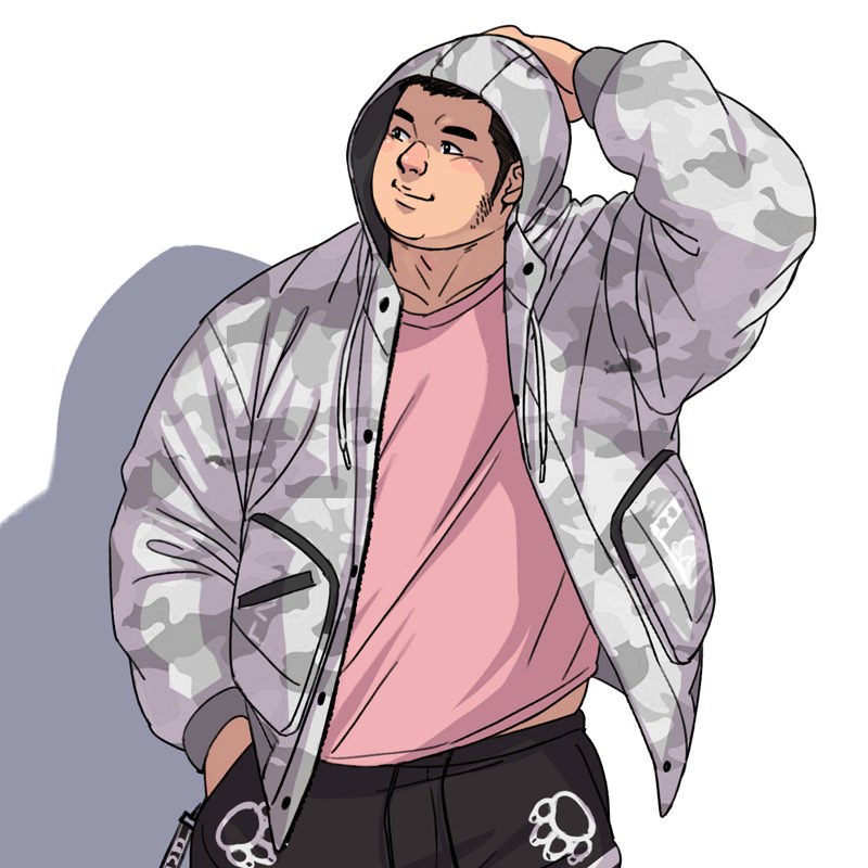 冬装加厚迷彩棉服多口口袋保暖棉衣潮牌宽松棉衣