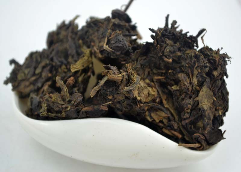 湖南安化千两茶黑2018年500g散花卷茶安化黑茶