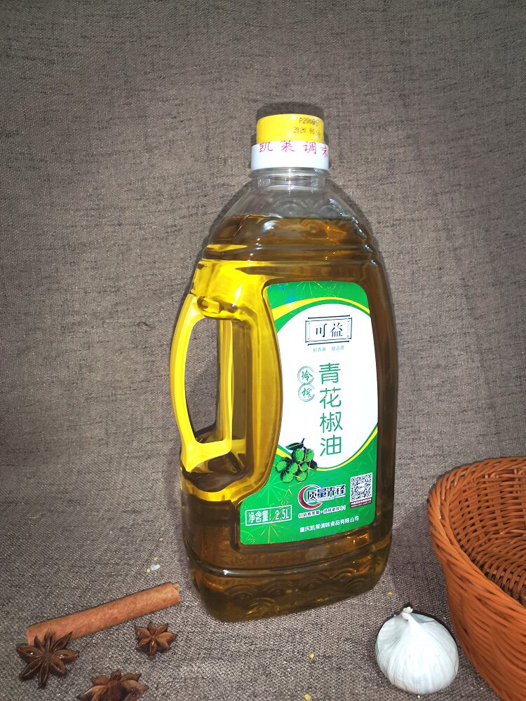 重庆特产可益青花椒油25l香麻油物理压榨食用油调味油食品