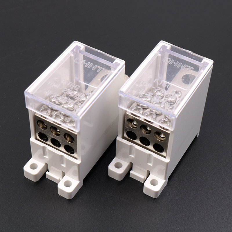 三相塑壳断路器空气开关分线6出多出支回路接线端子接线端子