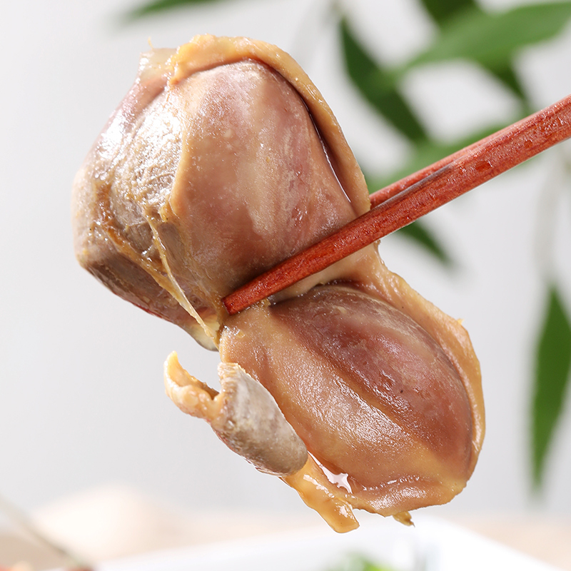 镇江中国大陆句容茅山特产手工腌制生咸鹅肫腌肉