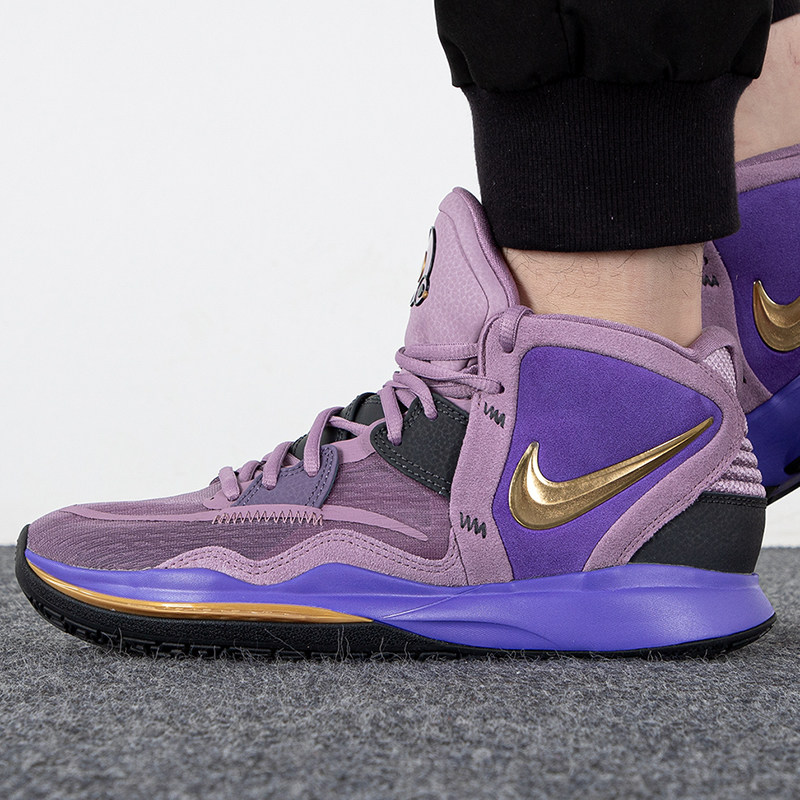 耐克nikekyrie欧文8代黑白首发男子实战篮球运动休闲鞋