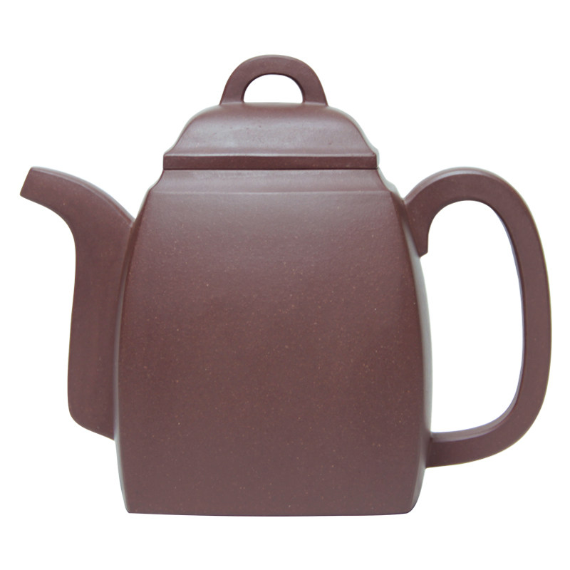 宜兴四方方形紫砂壶大容量手工名家杨锡君紫泥汉方茶壶