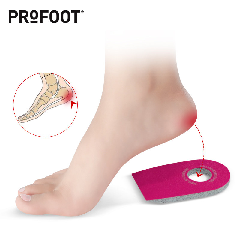美国profoot足跟鞋垫 男女足跟痛半码 脚后跟 足跟足底舒缓疼痛
