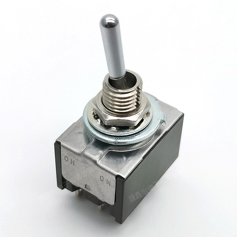 nkkm-2032a日开摇臂开关9脚2档开孔6mm触点摇臂开关