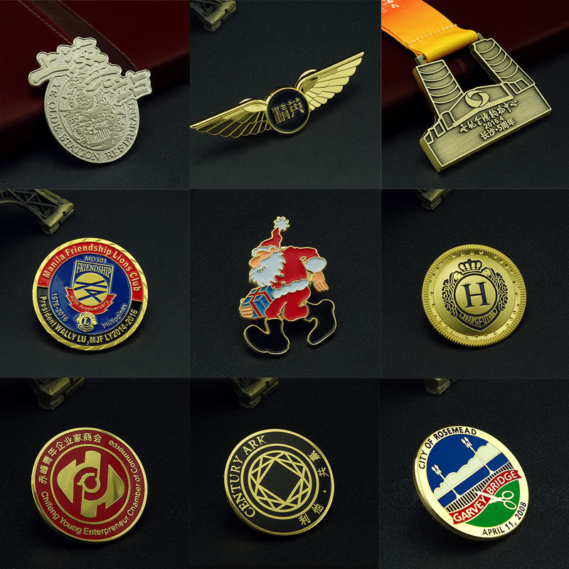 金属徽章定做胸针定制胸章胸牌订做勋章班徽个性徽章