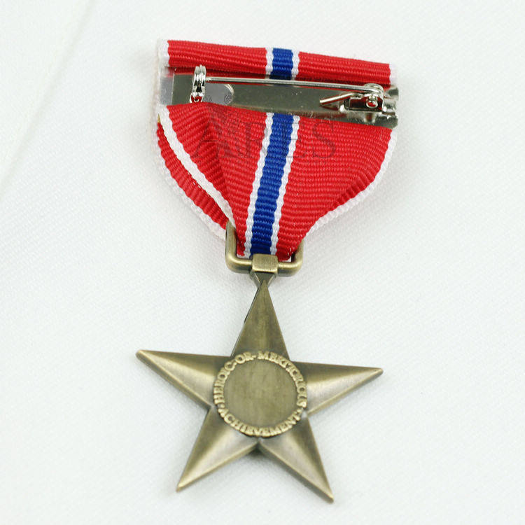 勋章铜星纯铜高品质送勋勋章
