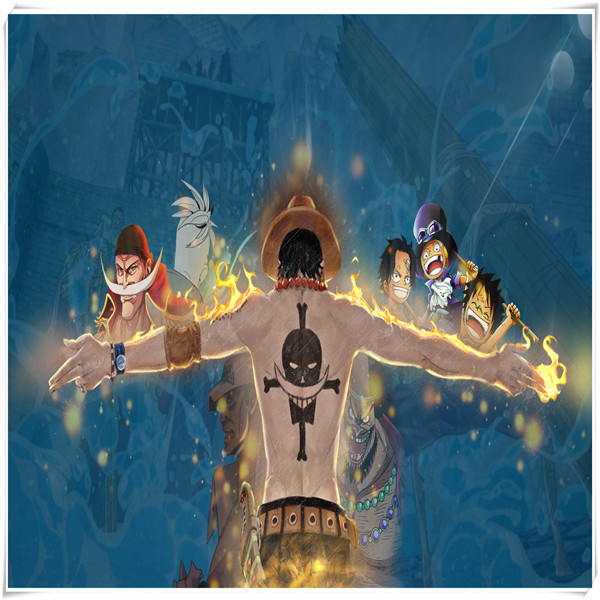 定制日本卡通动漫漫画海贼王草帽海贼艾斯路飞拼图